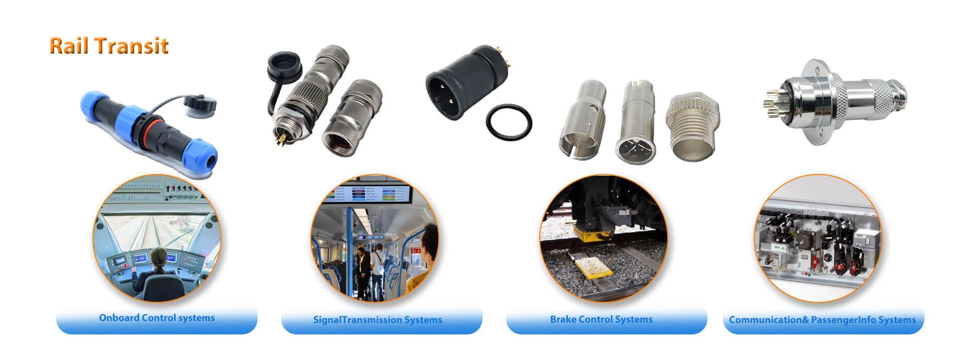 Rail Transit Connectors for Train Railway & Metro Solutions