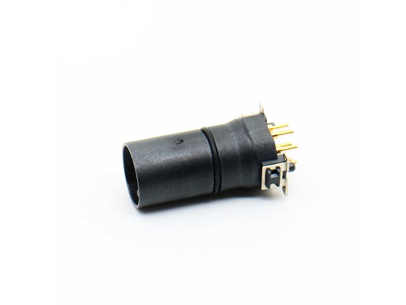 M12 8pin female connector PCB