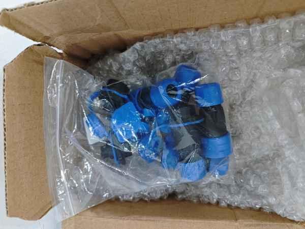 Compact dual-lock waterproof connector for vibration-prone applications