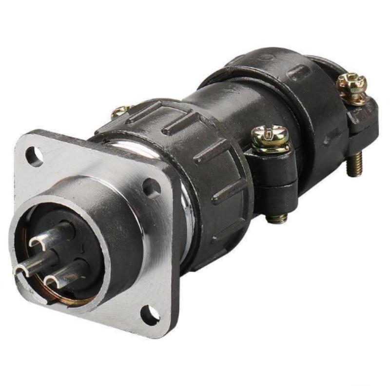 P Series Connector 3 Pin Male Connector Weld Circular Connector