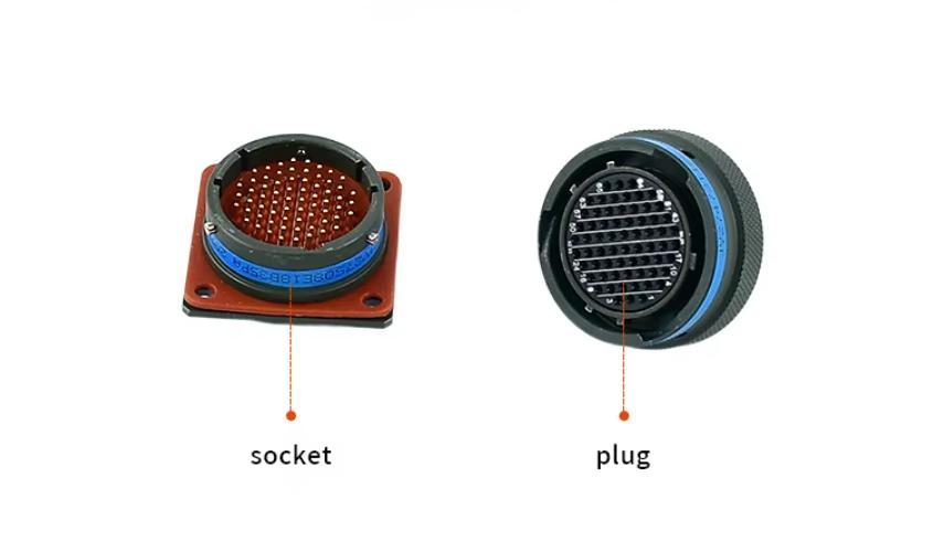MS27505 Square Flange Receptacle Connector