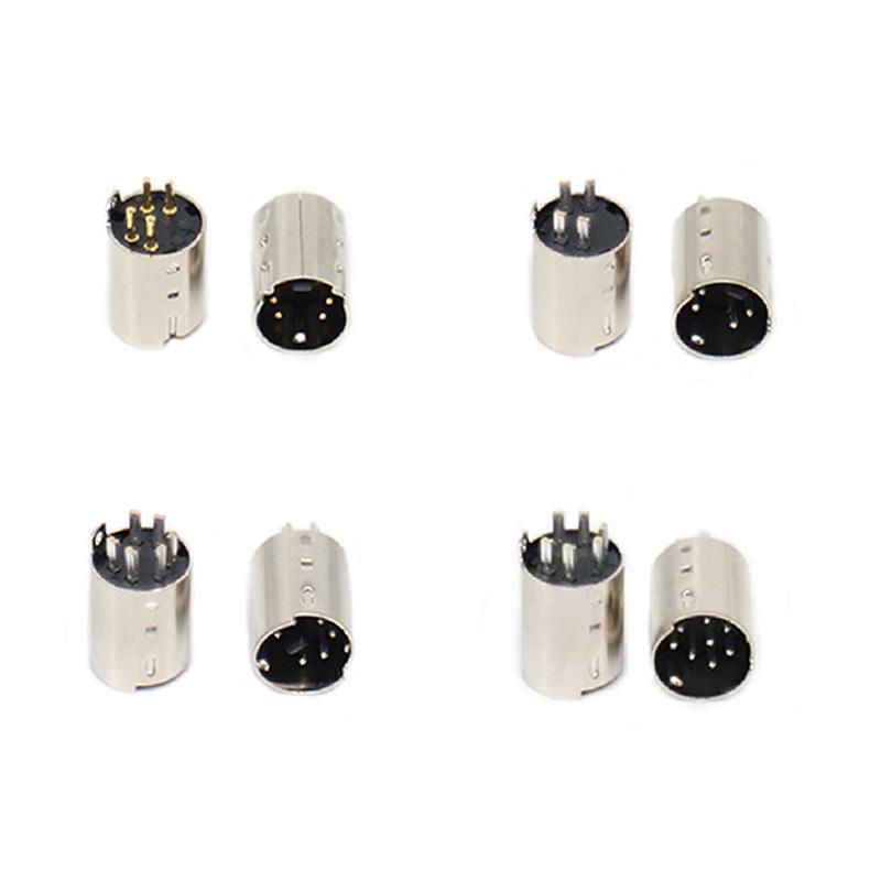 Mini DIN Connector for DJ Mixers and Audio Interfaces