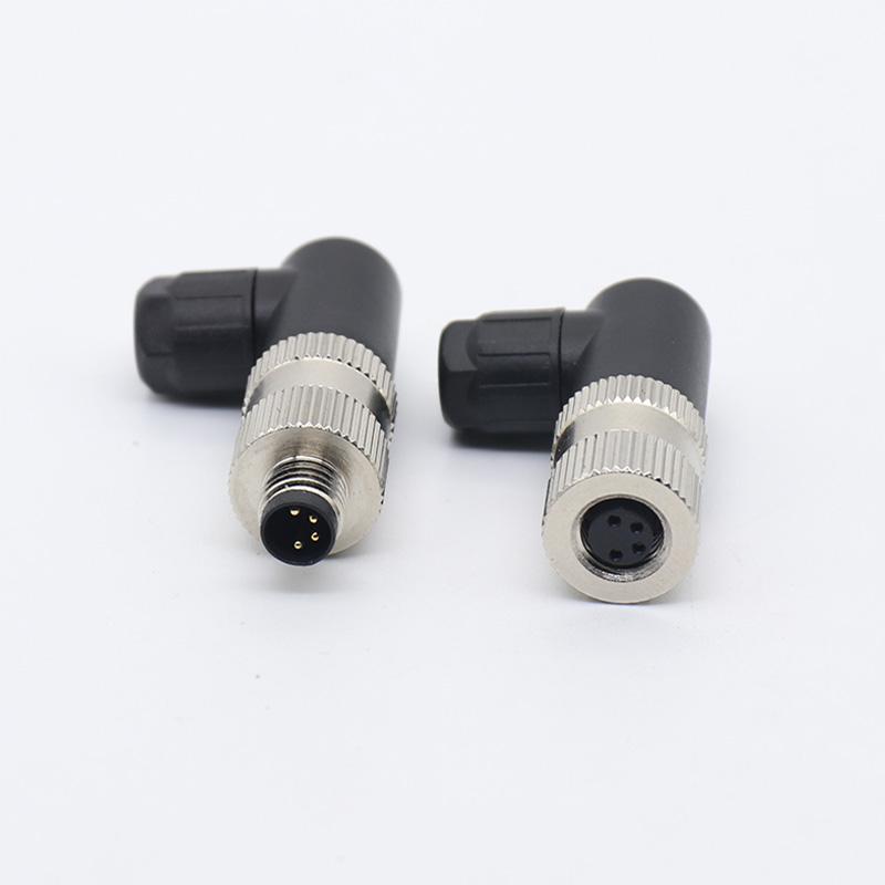 M8 Right-Angle Assembly Connector