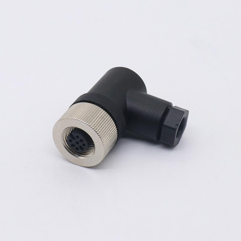 M12 Right Angle Assembly Connectors