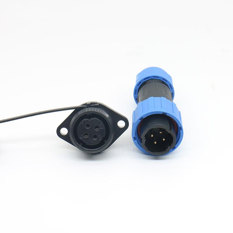 LD16/SP16 Flange Mount Connector for Industrial Automation and EV Applications