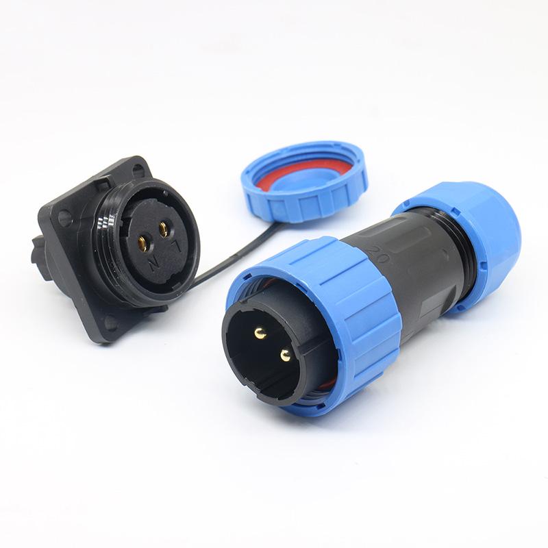 LD20/SP20 Heavy-Duty Square Connector for Automation and Machinery