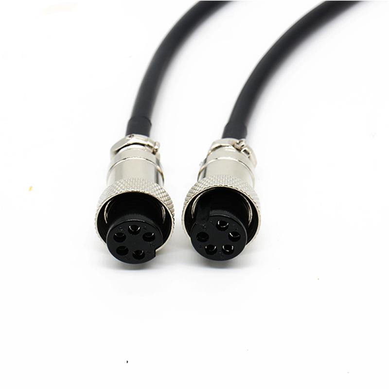 4 Pins GX16 Aviation Female Connector Cable Assembly