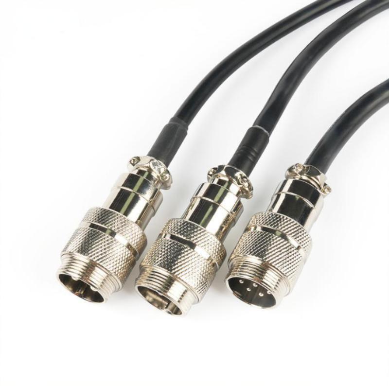 GX20 Aviation Connector with Integrated Cable