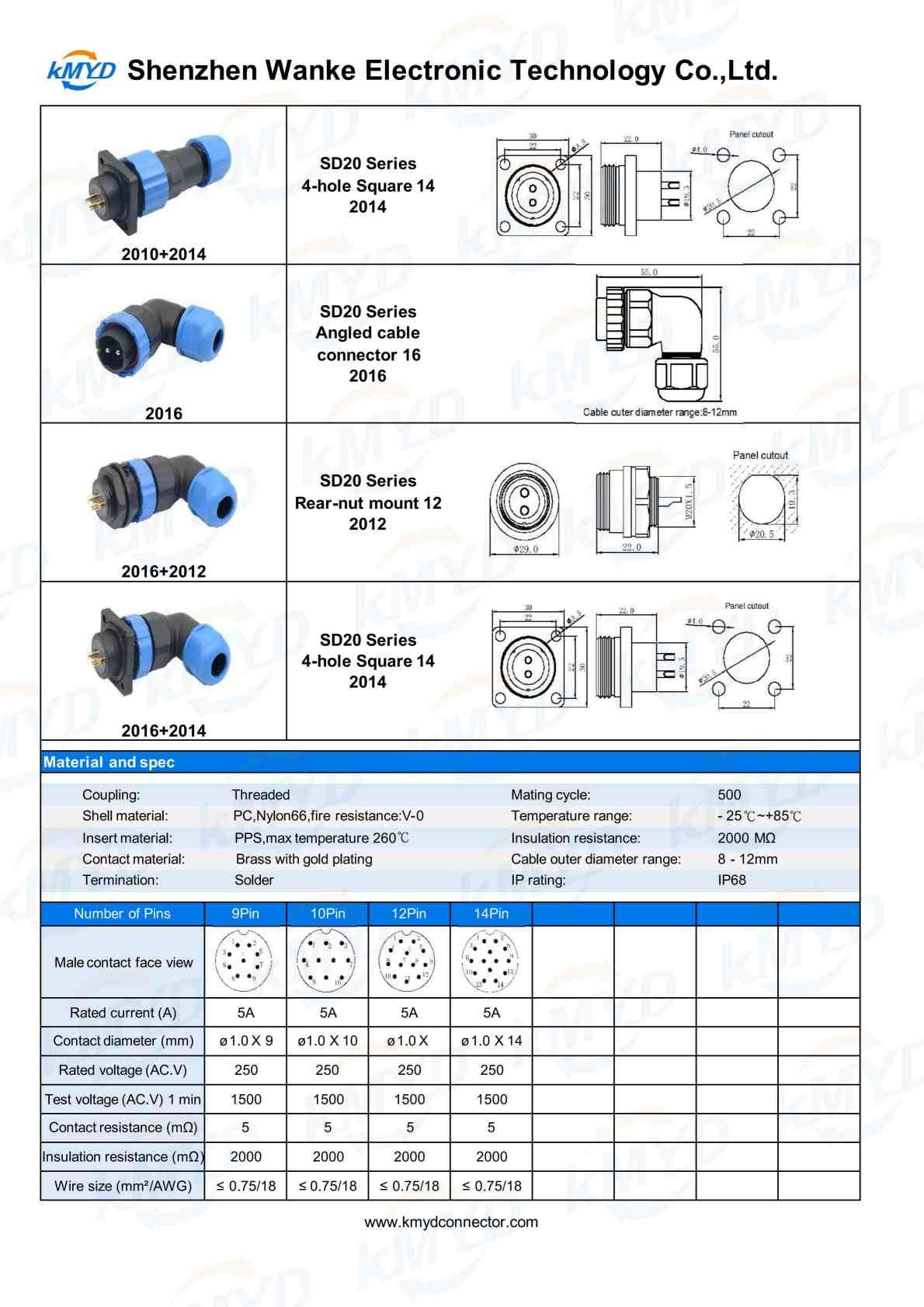 SD20 Right Angle Connector SD20 Right Angle Connector