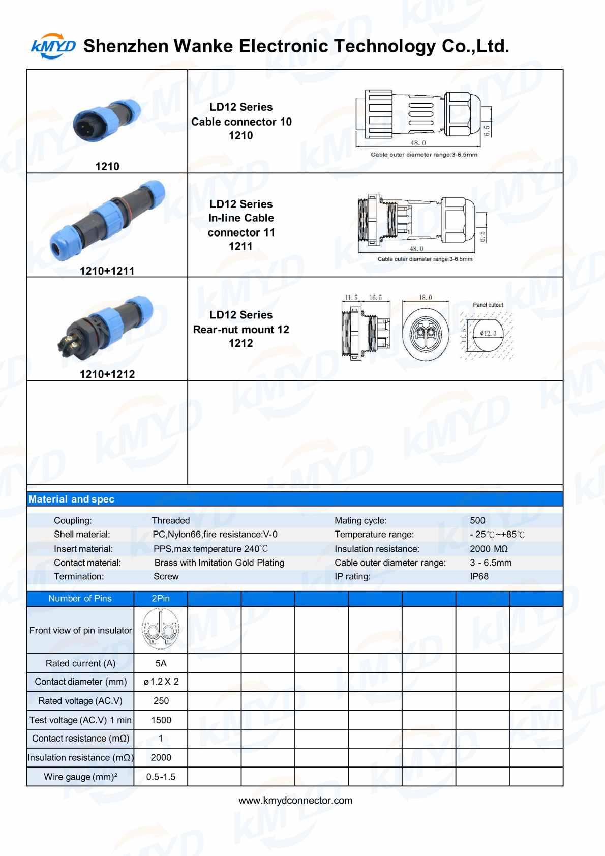LD12 Connector LD12 Connector
