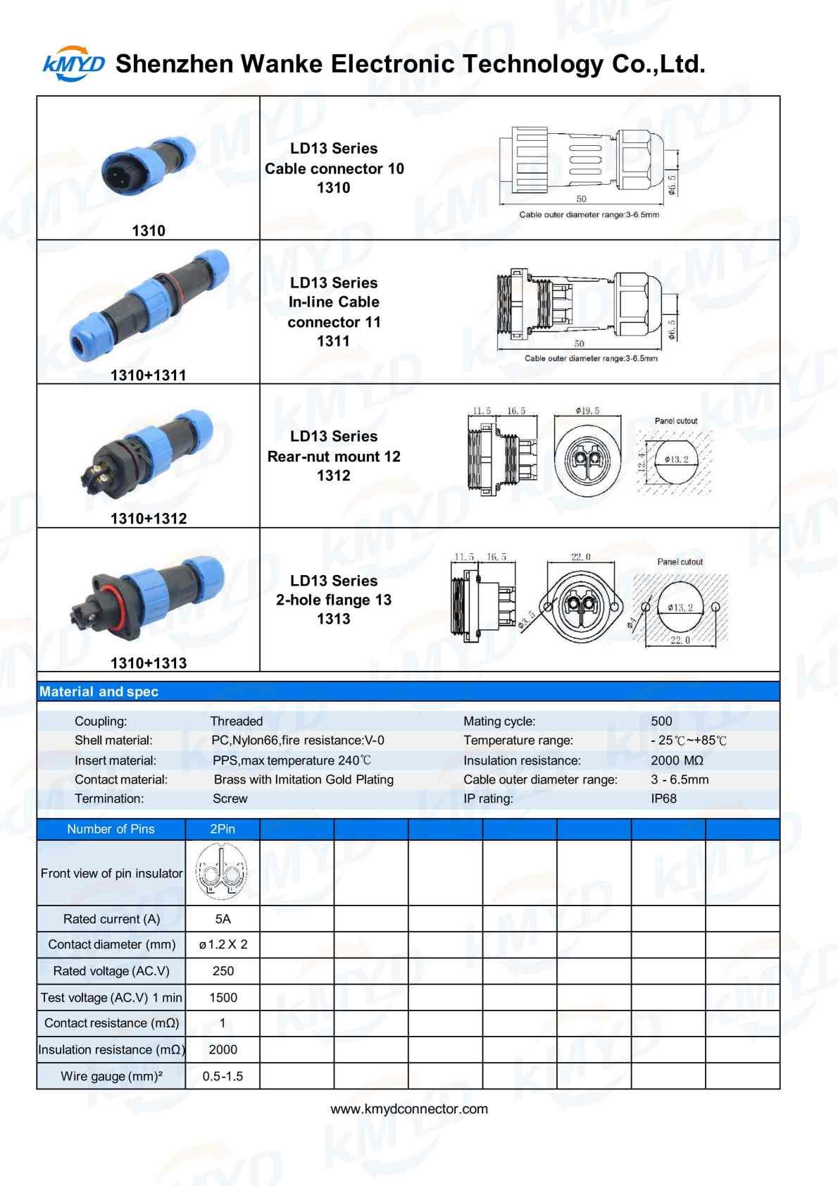 LD13 Connector LD13 Connector
