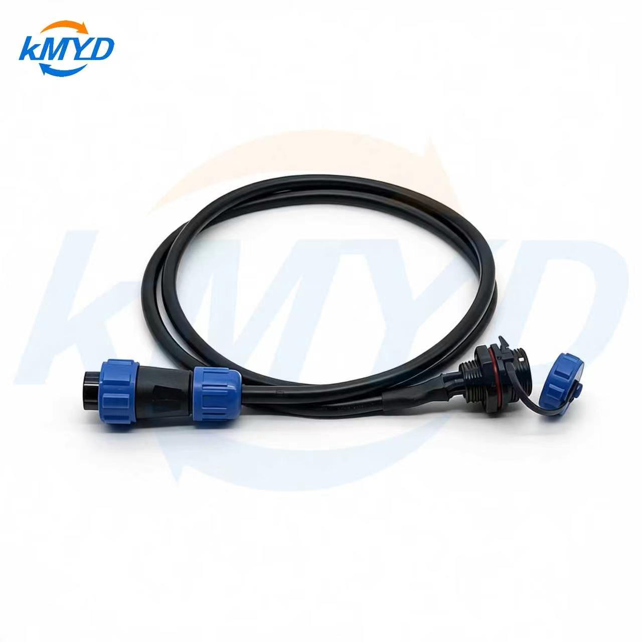 SP13 Waterproof Male Plug to Panel Mount Female Connector Cable Assembly