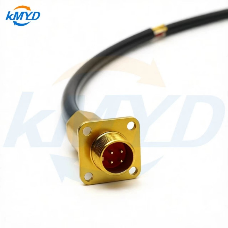 PC4 PY04 4 Pin Male Connector Cable Assembly with Silicone Rubber Jacket