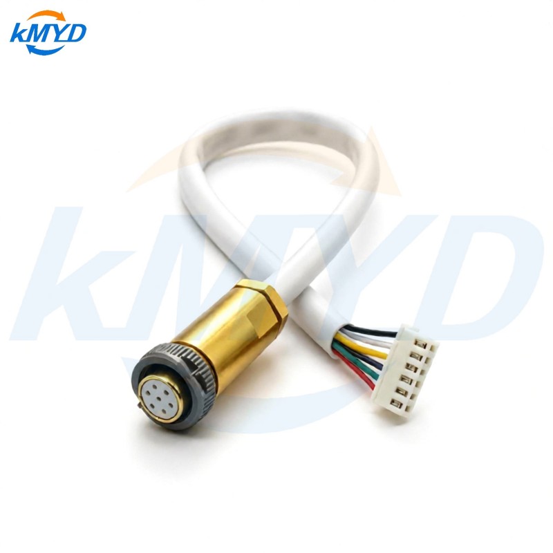 PC7 7 Pin Female Connector Cable Assembly with 6 Core Silicone Jacket