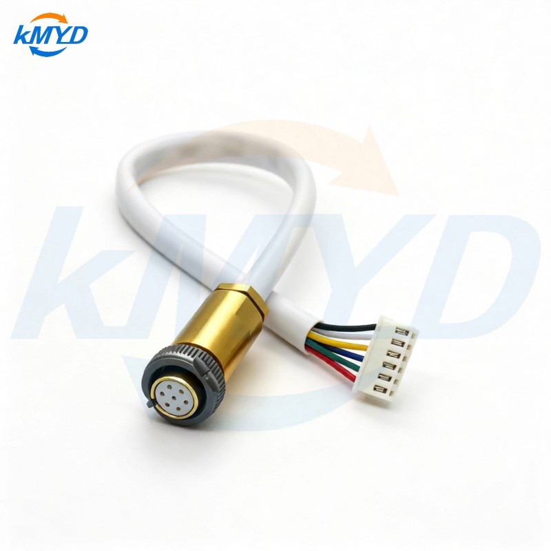 PC7 7 Pin Female Connector with 6 Core Silicone Cable