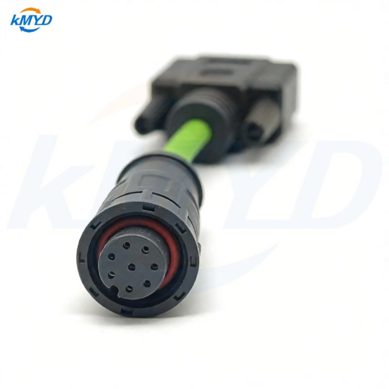 M16 8 Pin Female Connector to DB9 Female Cable Assembly